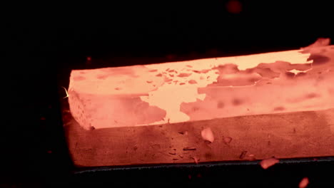 Extreme-Closeup-Blacksmith-Forging-Red-Hot-Iron-On-Anvil