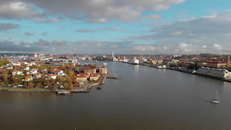 Göteborg-Stadtbild-Und-Fluss