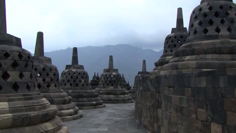 Visitando-El-Templo-De-Borobudur,-Sitio-Del-Patrimonio-Mundial-De-La-Unesco,-Java-Central,-Indonesia,-Templo-Budista