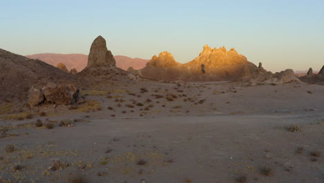 Drone-footage-of-Trona-Pinnacles-at-sunset
