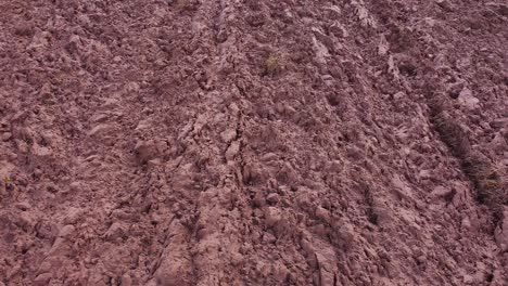 Freshly-plowed-soil-field-for-cereals-from-above-aerial-view