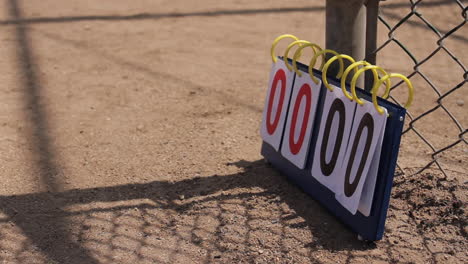 Scoreboard-Blows-in-Wind-at-Baseball-Softball-Kickball-Game