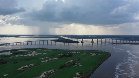 210-bridge-over-Lake-Prien-in-Lake-Charles,-Louisiana