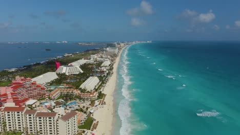 Birds-Eye-Aerial-View-Beachfront-Luxury-Resorts