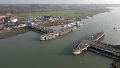 Colne-Tide-Barrier-Wivenhoe-Monitoring-Station-aerial-point-of-view