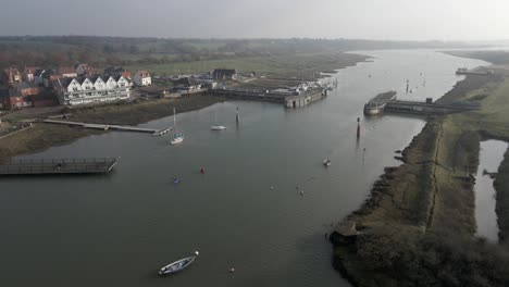 Colne-Tide-Barrier-Wivenhoe-flood-defence-drone-footage