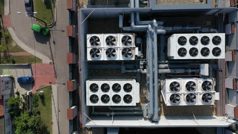 Top-view-industrial-air-conditioning