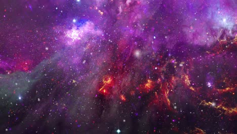 La-Superficie-De-La-Nube-Nebulosa-Tiene-Forma-De-Montaña-Que-Se-Mueve-En-El-Universo
