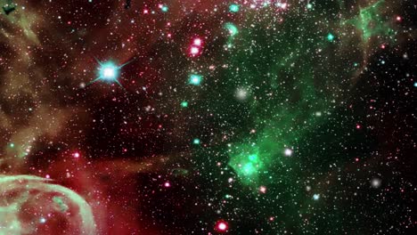 Nubes-En-Movimiento-De-Nebulosa-Se-Ciernen-Sobre-El-Universo-Repleto-De-Estrellas