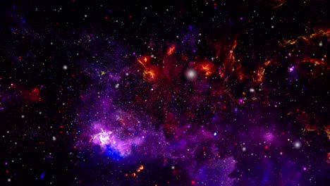 Nubes-Nebulosas-Con-Estrellas-Moviéndose-En-El-Universo