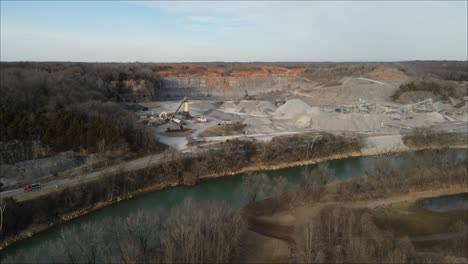 4k-rock-quarry-flyover-in-clarksville-tennessee