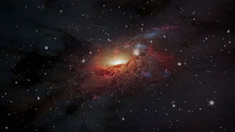 a-galaxy-resides-in-a-dark-universe