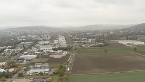 Drohnen-Luftaufnahmen-Von-Northeim-In-Niedersachsen,-Deutschland,-Europa