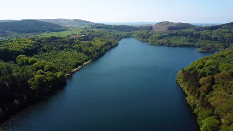 Amazing-cinematic-drone-shot-of-lake-in-Mourne-Mountains
