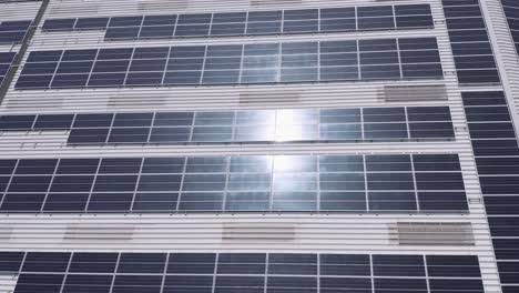 Strips-of-Solar-Panels-in-the-sun--aerial