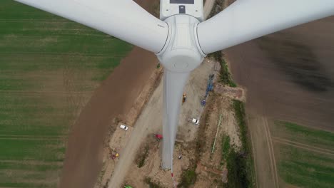 Rotor-Blades-Of-Wind-Turbine-Not-Spinning-And-Tuned-Off