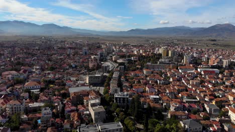 Small-town-of-Korca-with-quiet-alleys-and-beautiful-houses-at-Autumn-morning