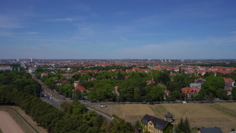 Landschaft-Nordwest-Richtung-Leipzig-Deutschland