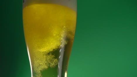 Burbujas-De-Oso-En-Una-Cerveza-Vertida-Recientemente