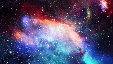 Coloridas-Nubes-Nebulosas-Residen-En-El-Vasto-Universo