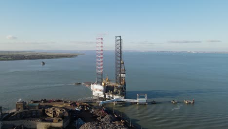 Oil-rig-moored-at-Sheerness-Prospector-1-Aerial-Point-of-view