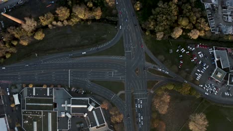 Top-Down-view-of-a-busy-and-hectic-street-crossing