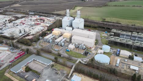 Little-Barford-Power-Station-St-Neots-UK-Aerial-footage-4K