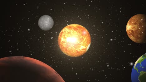 Der-Innerste-Planet-Sonnensystem,-Das-Große-Universum