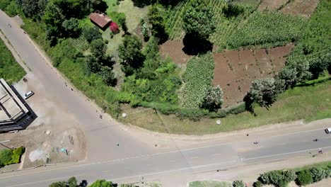 Straßenumleitung-In-Der-Kleinen-Dorfstadt-Loitokitok-Kenia