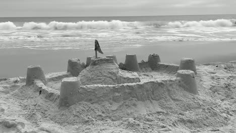 Sand-castle-on-a-family-beach-vacation