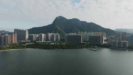 Malerischer-Blick-Auf-Die-Hongkong-drohne-Zeigt-Das-Stadtbild-Der-Stadt-Mit-Dem-Modernen-Hauptgebäude-Und-Dem-Stadtbild