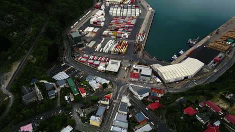 Aerial-forward-view-port-Chalmers-with-containers