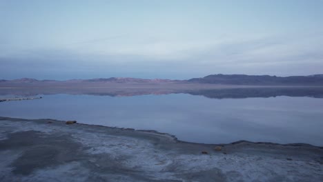Drone-reveal-walker-lake-nevada-america-united-States-aerial-view-of-scenic-unpolluted-mother-earth