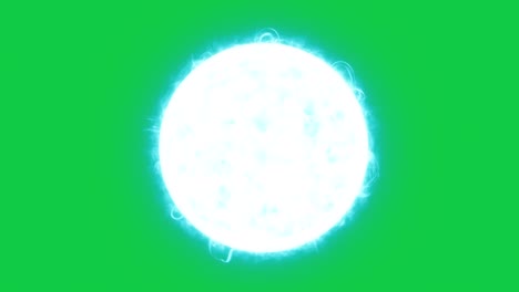 Blue-Star-on-Chromakey-Green-Screen-Background