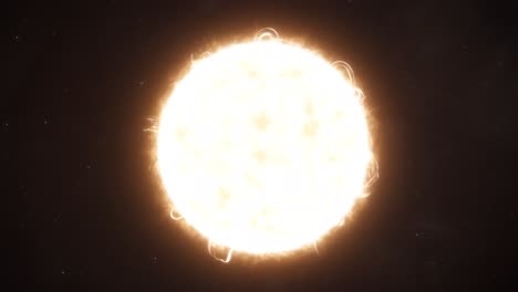 Orange-Yellow-Star-in-Deep-Space-Establishing-Shot