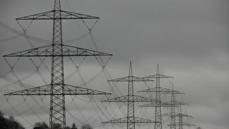 Connecting-the-Nation:-A-Timelapse-of-Electrical-Transmission-Lines-in-a-Cloudy-Sky