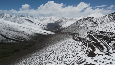 Aeria-ansicht-Des-Dudipatser-nationalparks-In-Kpk,-Der-Ihn-über-Die-Thak-Nala-Mit-Chilas-In-Gb-Auf-Dem-Karakoram-highway-Verbindet