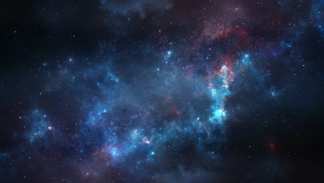 El-Universo-Está-Lleno-De-Estrellas-Y-Nebulosas-En-El-Espacio