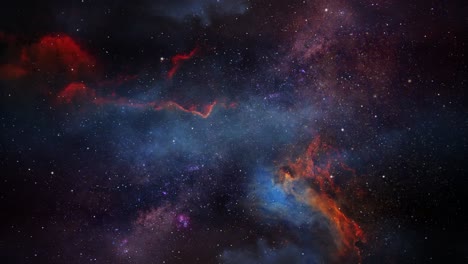 Universum-Im-Weltraum,-Hintergrundvideo