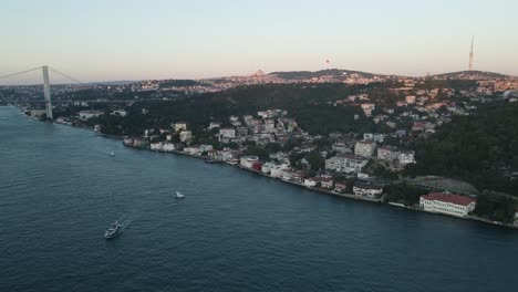 Blick-Auf-Den-Bosporus-Aus-Der-Luft