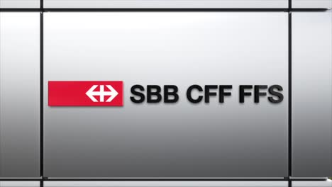 3D-Animation-of-SBB-CFF-FFS-Logo-On-Corporate-Building