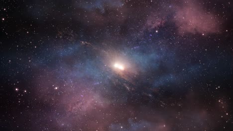 Galaxie-Im-Weltraum,-Hintergrundphantasie
