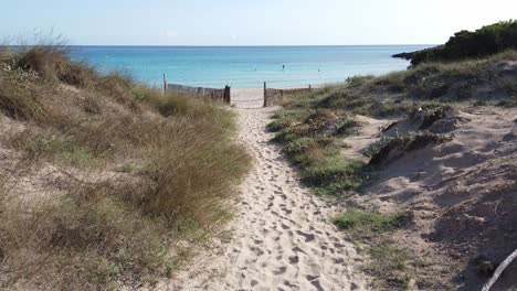 entrance-to-the-beach-of-cala-agulla-in-majorca