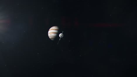 Voyage-Space-Probe-Approaching-a-Distant-Jupiter