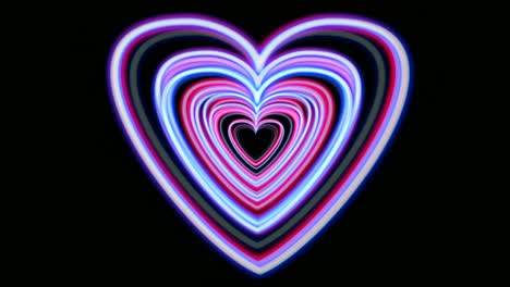 Neon-sign-love-heart-symbol-for-Valentine's-day-or-mother-day-concept-or-music-dj-vj-animation-on-black-background