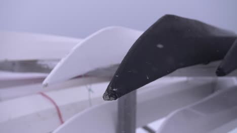 Slow-motion-video-of-black-and-white-canoes-in-a-snowstorm
