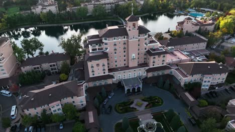 Antenne-Des-Broadmoor-Hotels-In-Colorado-Springs-Colorado