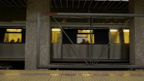 Subway-Train-Arrival-At-Metro-Station