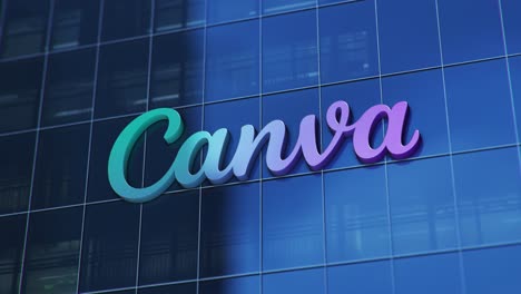 Canva-Colorful-Logo-On-Corporate-Glass-Building-3D-Animation-2