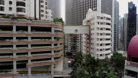 Drone-footage-of-buildings-in-Hong-Kong